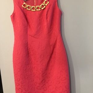 Kay Unger, pink dress, size 10, never worn